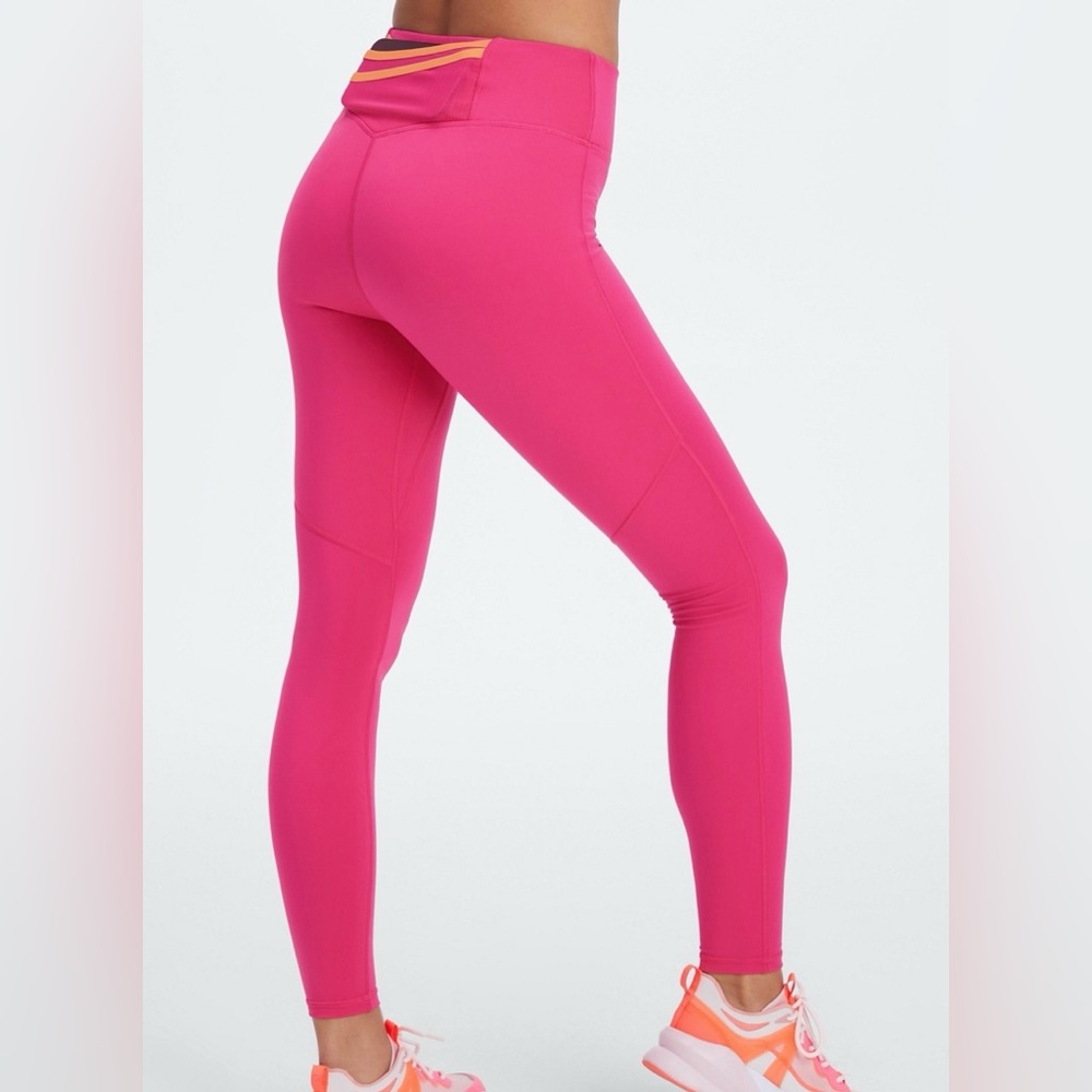 Fabletics Pink Trinity Motion365 High-Waisted Leggings